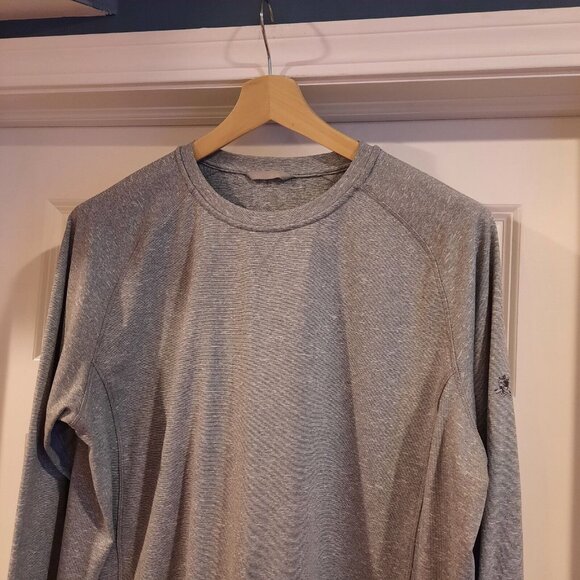 Zero Restriction Shirt Mens Large Gray Performance Golf Sweater Crewneck Logo - Picture 3 of 14